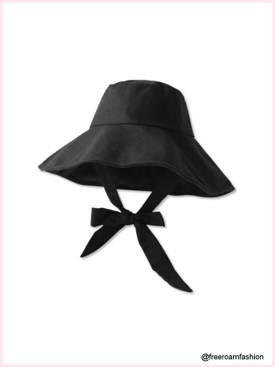 UPF 50+ Cotton Bucket Hat with Chin Strap, Foldable, Adjustable Sun Hat main image 6